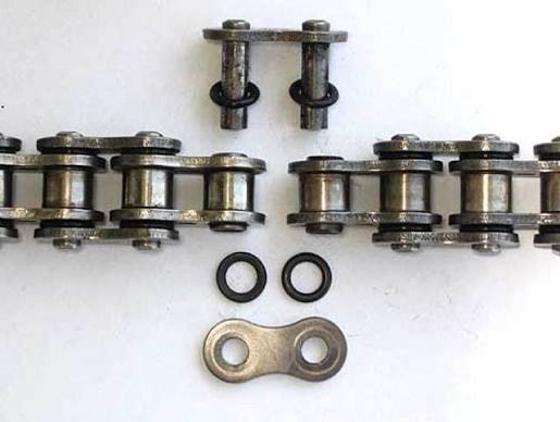 Cadena 428H Orin 132L Gris