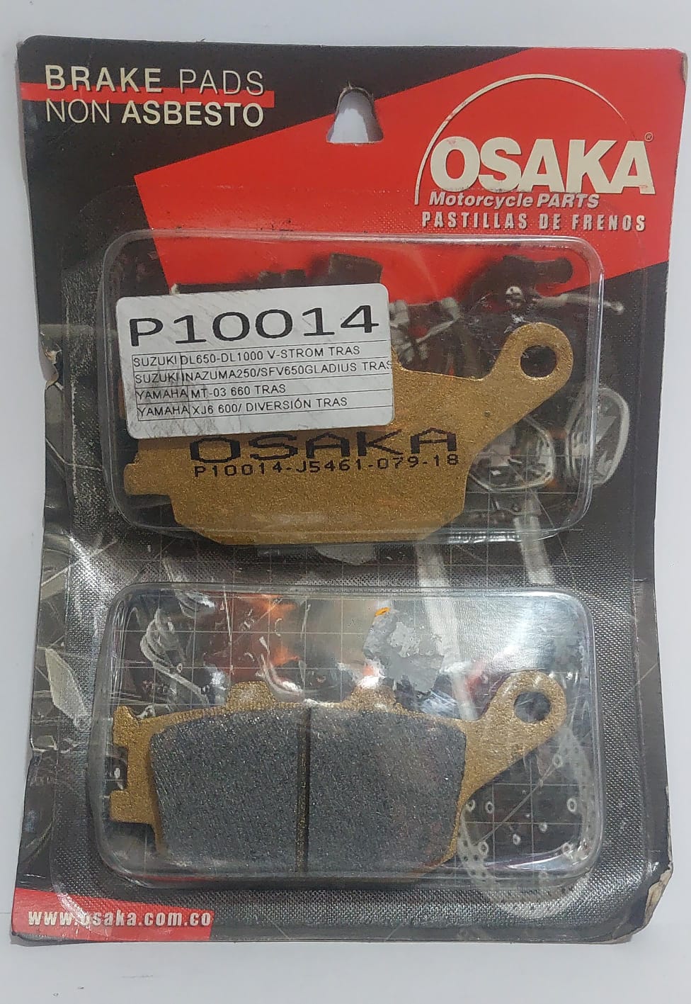 Pastillas post suzuki 650/yamaha 600