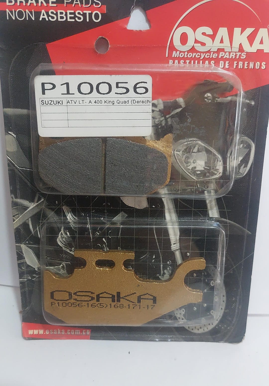 Pastilla Derecha Suzuki Atv400