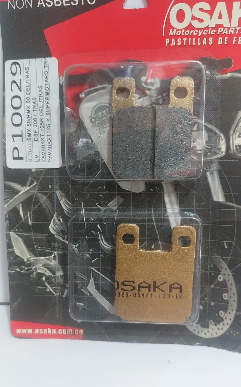 Pastilla delan Yamaha 125/Suzuki 50