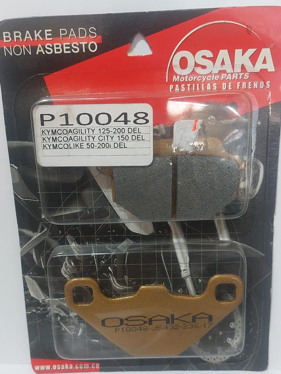 Pastillas delant agility150
