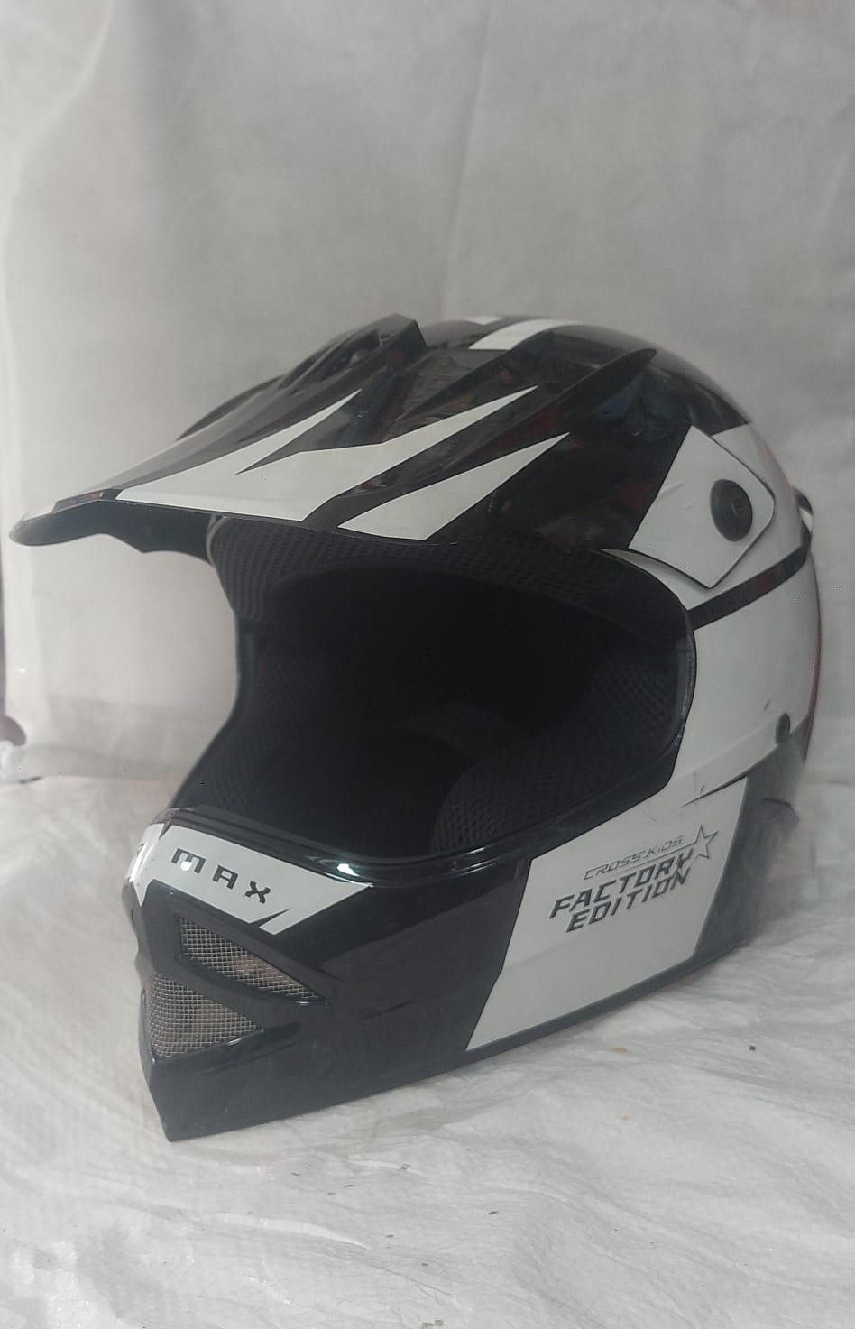 Casco Cross niño Blanco