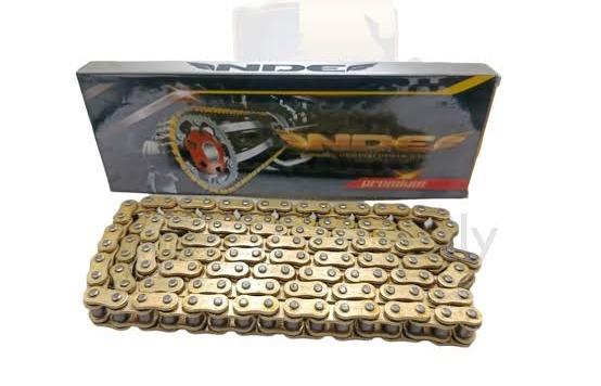 Cadena 428H 132L Dorada