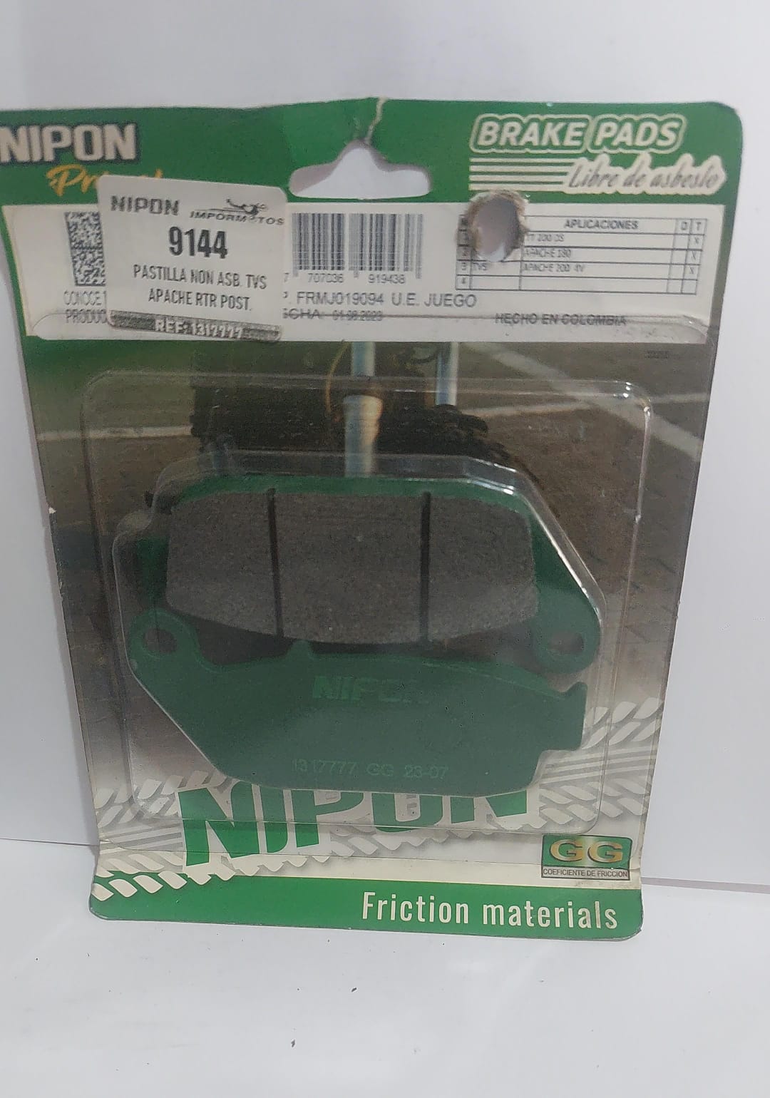 Pastilla post Tvs/Apache180/Loncincr6