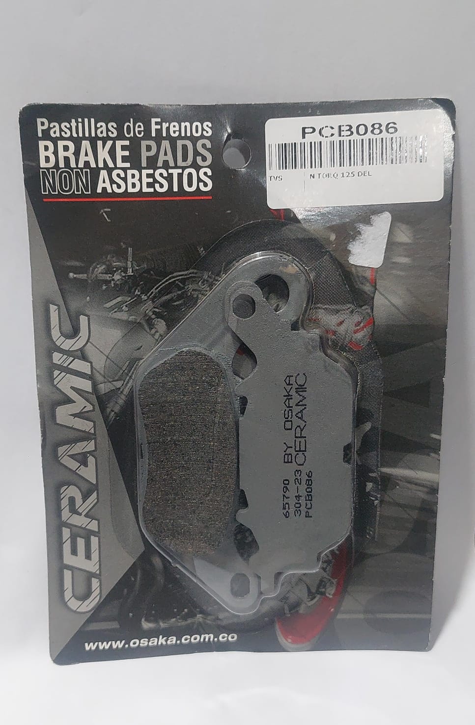 Pastilla Gris Del Tvs Torque 125