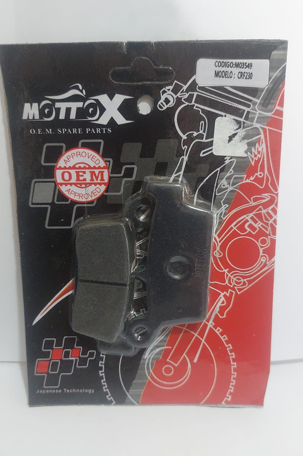 Pastilla post Eagle150/HondCrf230/HondXr250/Suzuki650