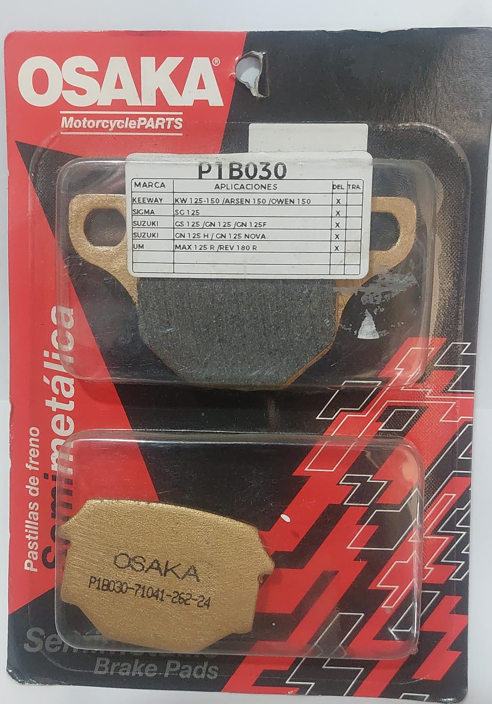 Pastilla delGn125/post Ranger250gy50