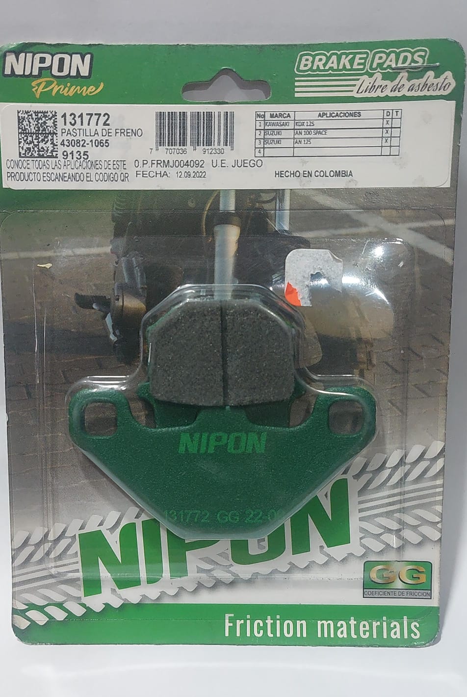 Pastilla Del Suzuki AN125