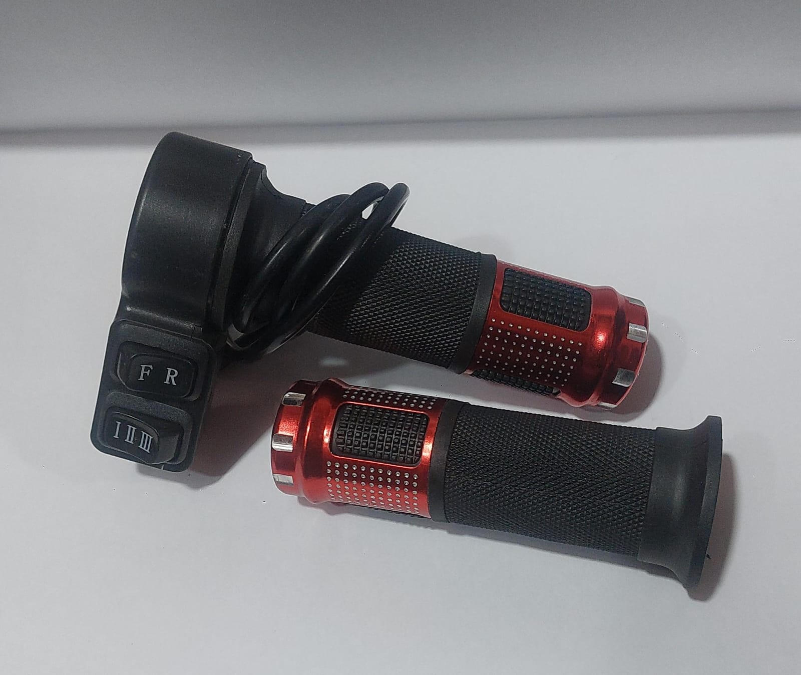Acelerador Scooter-Electrica 3Velocidades-com/Retro/Rojo