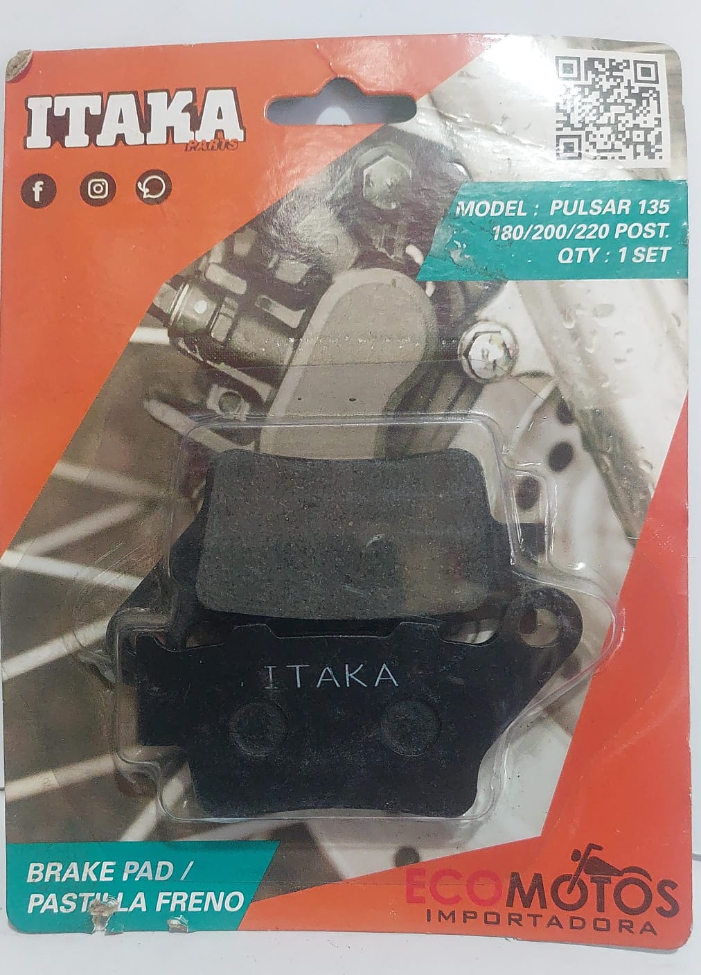 Pastillas post pulsar 200/dukare200/ktm rs200/dominar 400