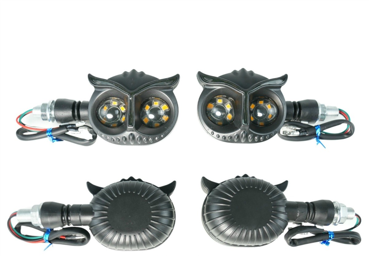 Guia Direccional Led Ama/Rojo Búho