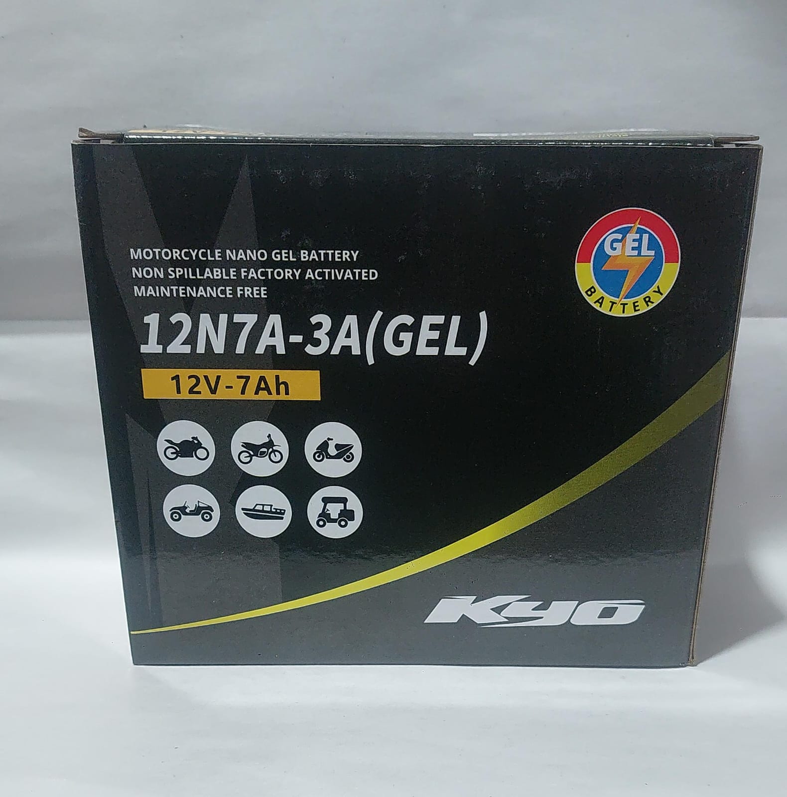 Bateria 12N7A-3A Ranger-250gy50/Ninja-200